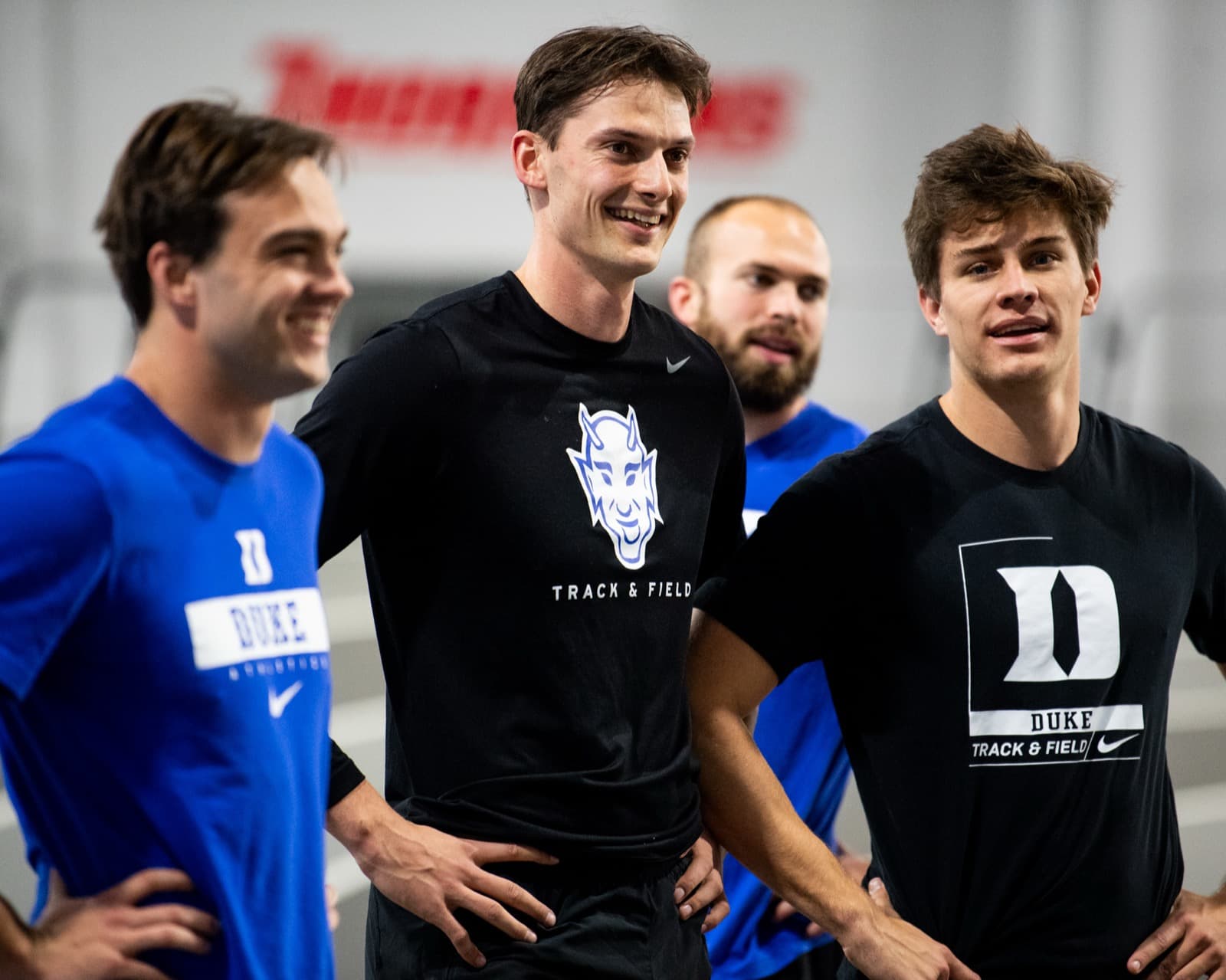 Michael Bennett, Stuart Bladon and Ewan Bradley — Duke Track & Field